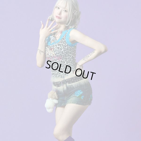 画像13: CANDY GALFY(キャンディーガルフィー) “GAL薔薇デニムミニ” (13)