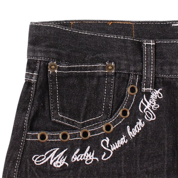 画像5: 【ラスト小型犬（M）のみ】CANDY GALFY(キャンディーガルフィー) “GAL薔薇デニムミニ” (5)