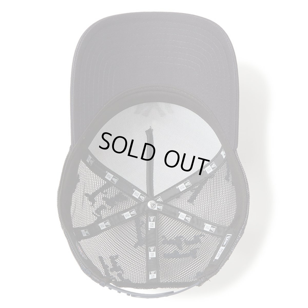 画像4: NEWERA（ニューエラ）“9FORTY A-Frame トラッカー MLB Mesh Embroidery ニューヨーク・ヤンキース ホワイト/ネイビー” (4)