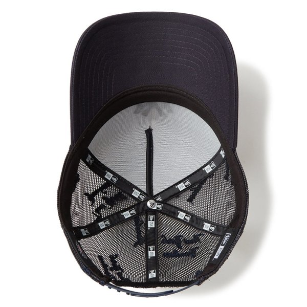 画像4: NEWERA（ニューエラ）“9FORTY A-Frame トラッカー MLB Mesh Embroidery ニューヨーク・ヤンキース ホワイト/ネイビー” (4)