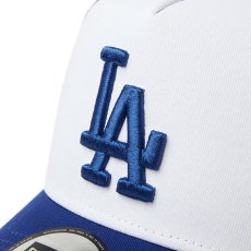 画像5: NEWERA（ニューエラ）“9FORTY A-Frame トラッカー MLB Mesh Embroidery ロサンゼルス・ドジャース ホワイト/ダークロイヤル” (5)