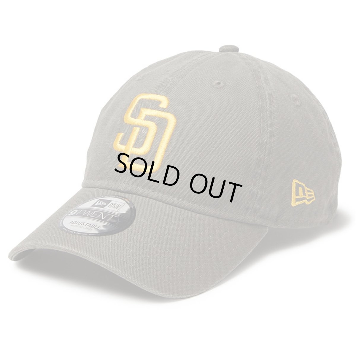 画像1: NEWERA（ニューエラ）“9TWENTY Washed Duck サンディエゴ・パドレス モス” (1)