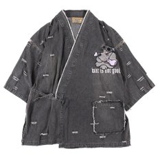 画像3: 【ラスト大型犬（XL）のみ】GALFY(ガルフィー) “病みに染まりしボロボロ甚平” (3)