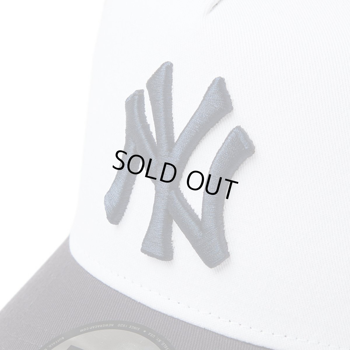 画像5: NEWERA（ニューエラ）“9FORTY A-Frame トラッカー MLB Mesh Embroidery ニューヨーク・ヤンキース ホワイト/ネイビー” (5)