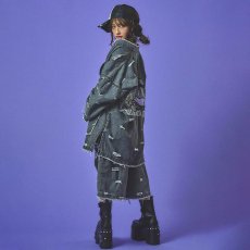 画像1: 【ラスト大型犬（XL）のみ】GALFY(ガルフィー) “病みに染まりしボロボロ甚平” (1)