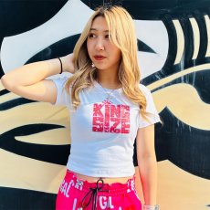 画像7: [レディース] KINGSIZE（キングサイズ）“LEOPARD BLUNT CROPPED WOMEN'S TEE” (7)