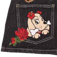 画像11: 【ラスト小型犬（M）のみ】CANDY GALFY(キャンディーガルフィー) “GAL薔薇デニムミニ” (11)