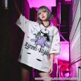 画像1: GALFY(ガルフィー)ｘクロミ “イルガルフィーボロボロ半袖TEE” (1)