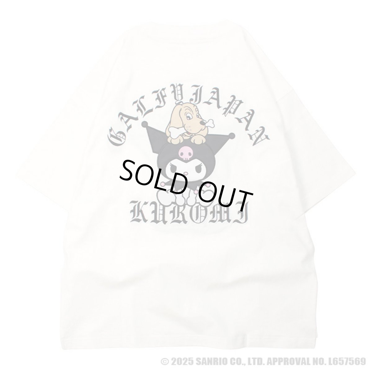 画像4: 【30%OFF】GALFY(ガルフィー)ｘクロミ “クロミちゃんとGALFYの半袖TEE” (4)