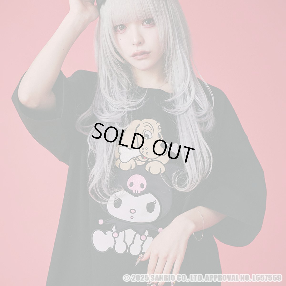 画像14: 【ラスト中型犬（L）のみ】GALFY(ガルフィー)ｘクロミ “クロミちゃんとGALFYの半袖TEE” (14)