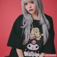画像1: GALFY(ガルフィー)ｘクロミ “クロミちゃんとGALFYの半袖TEE” (1)