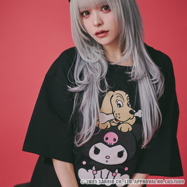 画像1: GALFY(ガルフィー)ｘクロミ “クロミちゃんとGALFYの半袖TEE” (1)