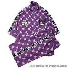 画像2: 【ラスト大型犬（XL）のみ】GALFY(ガルフィー)ｘクロミ “ドクロだらけ夏セットアップ” (2)