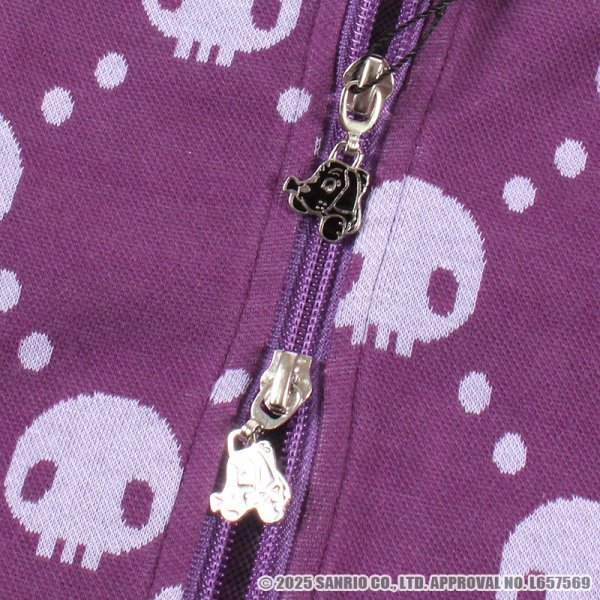 画像9: 【ラスト大型犬（XL）のみ】GALFY(ガルフィー)ｘクロミ “ドクロだらけ夏セットアップ” (9)