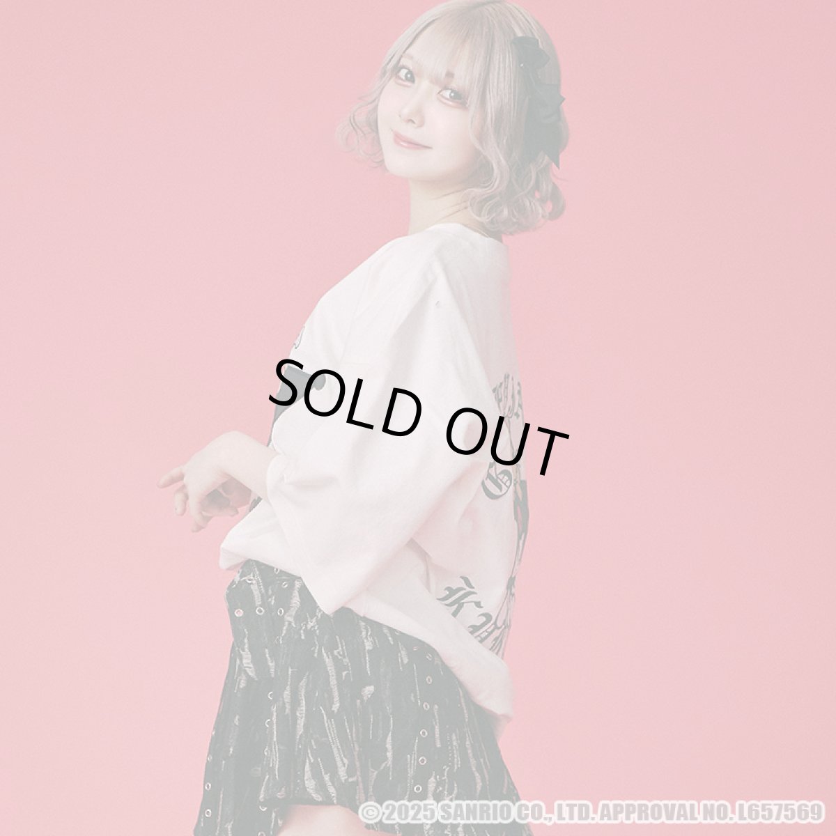 画像15: 【30%OFF】GALFY(ガルフィー)ｘクロミ “クロミちゃんとGALFYの半袖TEE” (15)