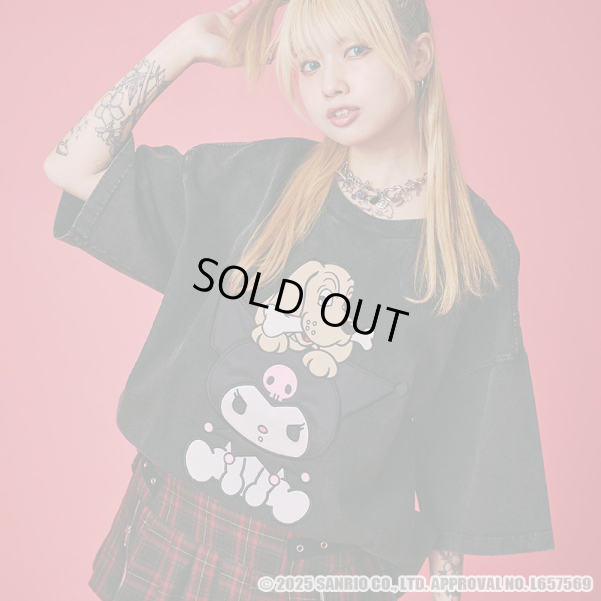 画像13: 【ラスト大型犬（XL）のみ】GALFY(ガルフィー)ｘクロミ “クロミちゃんとGALFYの半袖TEE” (13)