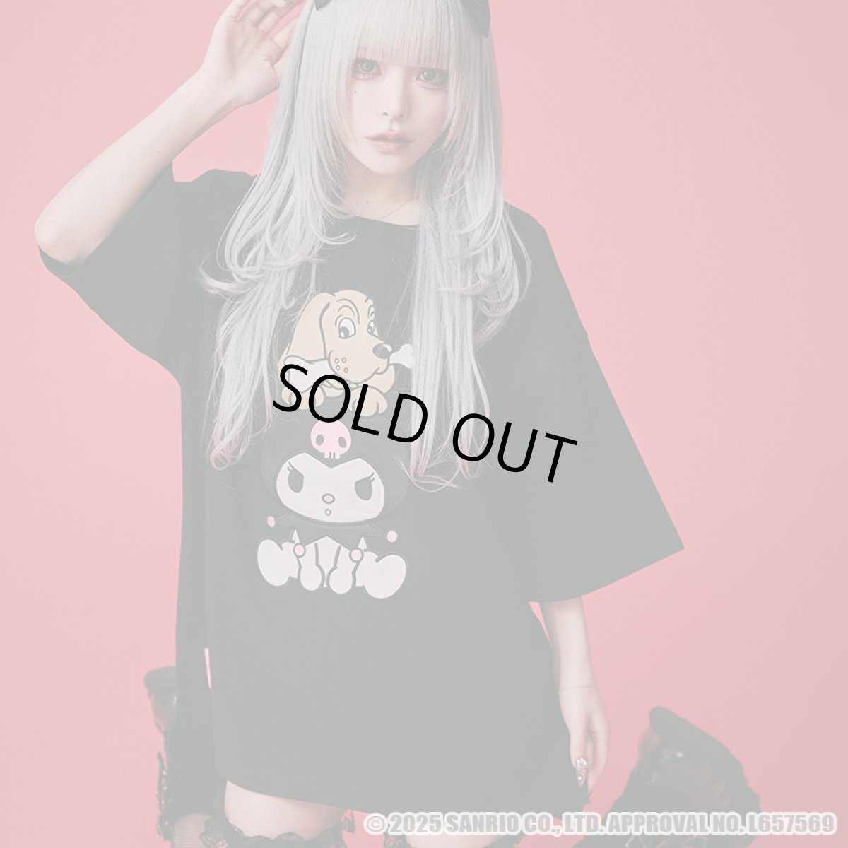 画像13: 【ラスト中型犬（L）のみ】GALFY(ガルフィー)ｘクロミ “クロミちゃんとGALFYの半袖TEE” (13)