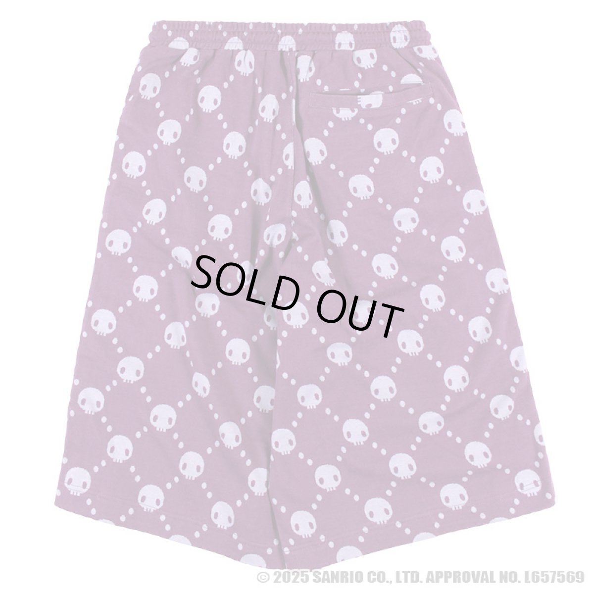 画像6: 【ラスト大型犬（XL）のみ】GALFY(ガルフィー)ｘクロミ “ドクロだらけ夏セットアップ” (6)