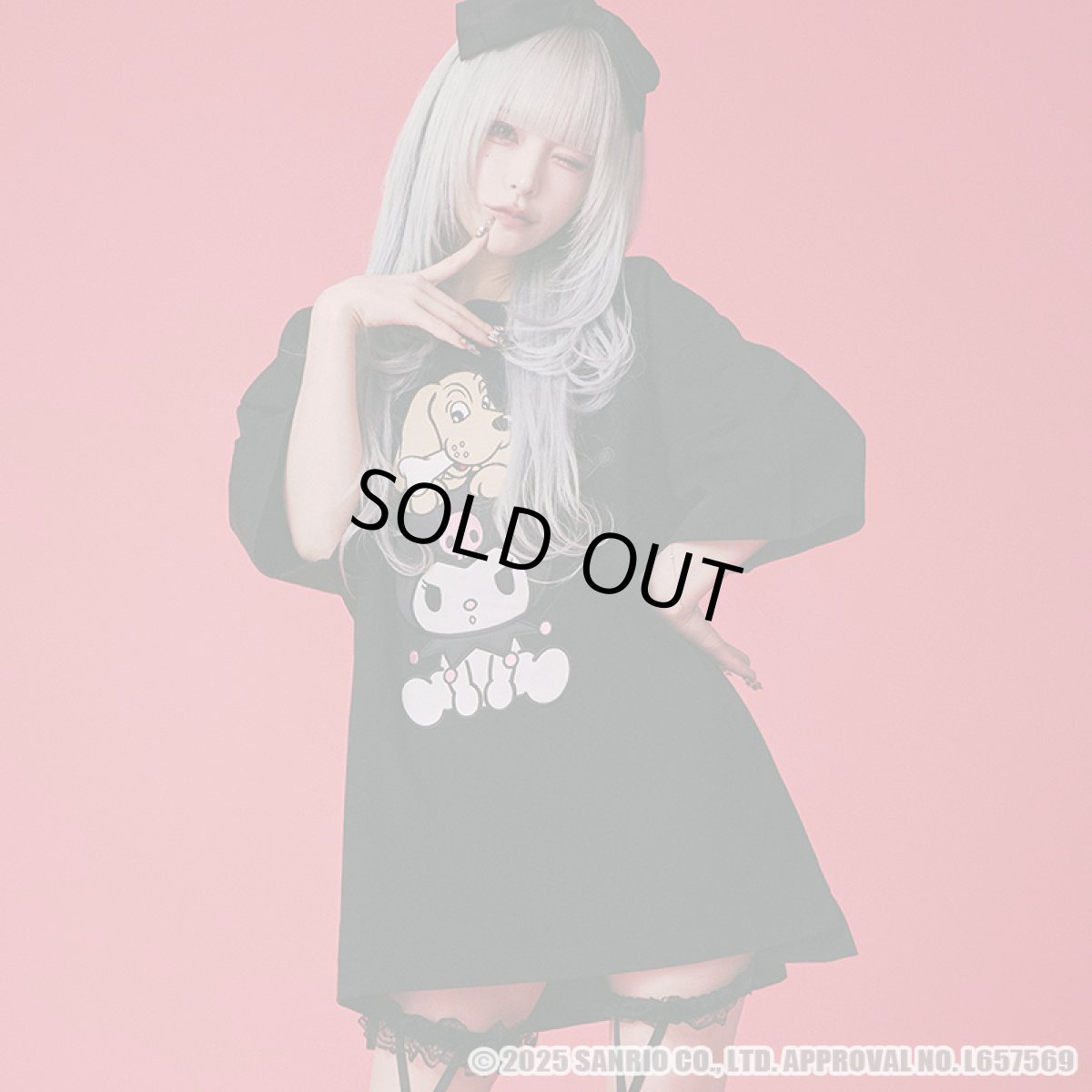 画像15: 【ラスト中型犬（L）のみ】GALFY(ガルフィー)ｘクロミ “クロミちゃんとGALFYの半袖TEE” (15)