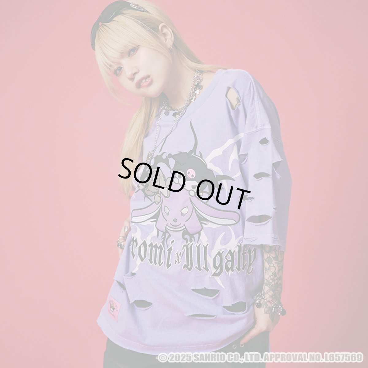 画像11: GALFY(ガルフィー)ｘクロミ “イルガルフィーボロボロ半袖TEE” (11)