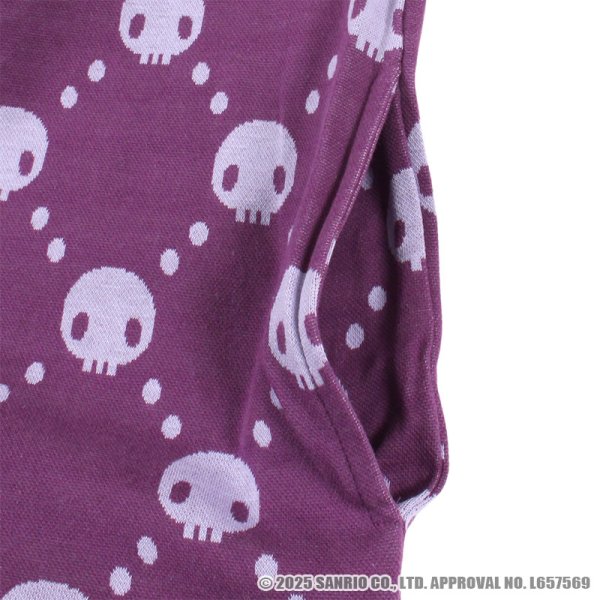 画像14: 【ラスト大型犬（XL）のみ】GALFY(ガルフィー)ｘクロミ “ドクロだらけ夏セットアップ” (14)