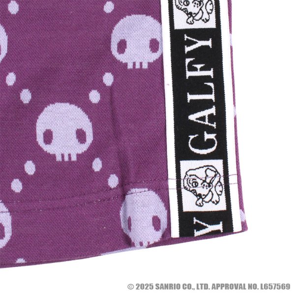 画像20: 【ラスト大型犬（XL）のみ】GALFY(ガルフィー)ｘクロミ “ドクロだらけ夏セットアップ” (20)