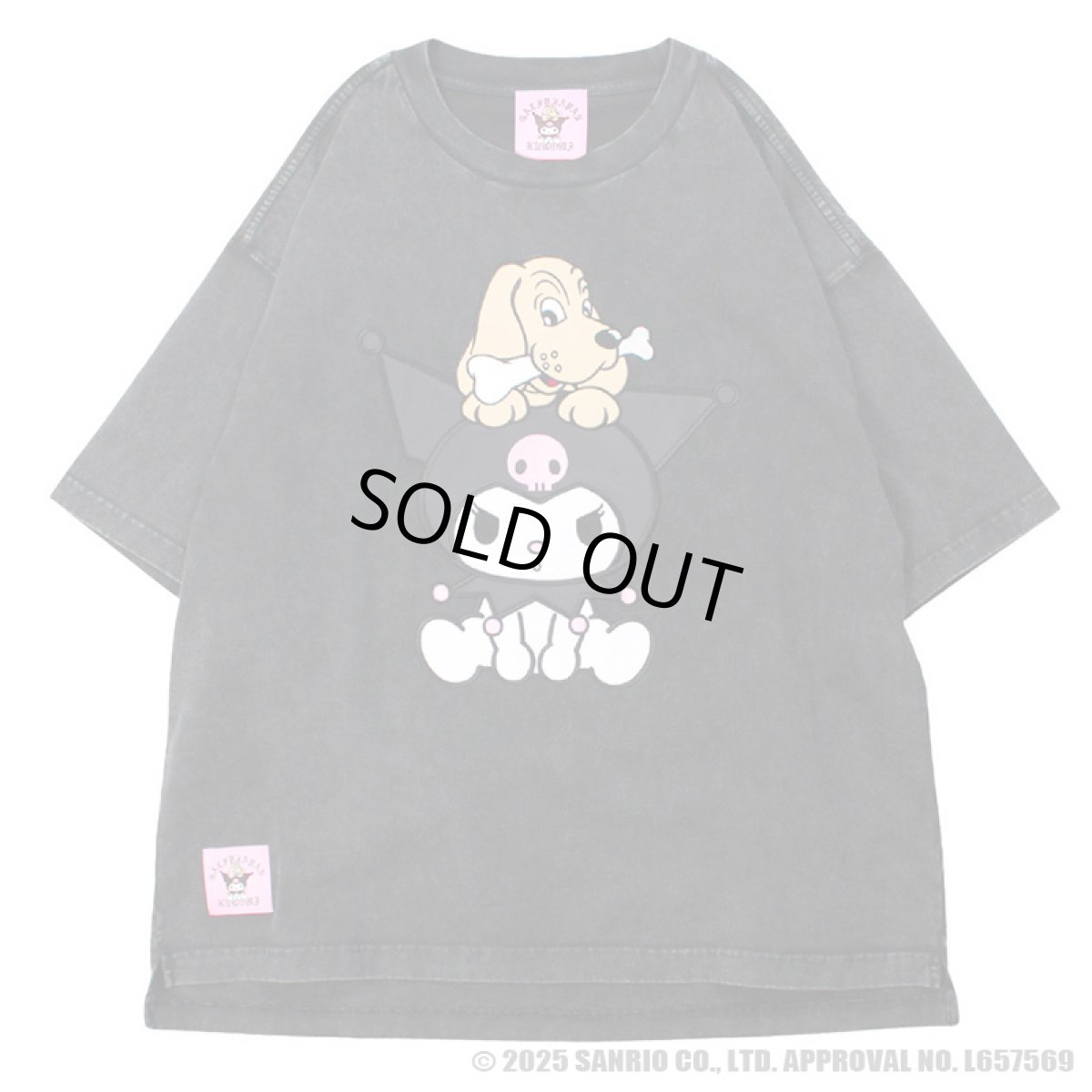 画像3: 【ラスト大型犬（XL）のみ】GALFY(ガルフィー)ｘクロミ “クロミちゃんとGALFYの半袖TEE” (3)