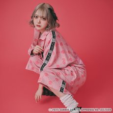 画像1: 【ラスト大型犬（XL）のみ】GALFY(ガルフィー)ｘクロミ “ドクロだらけ夏セットアップ” (1)