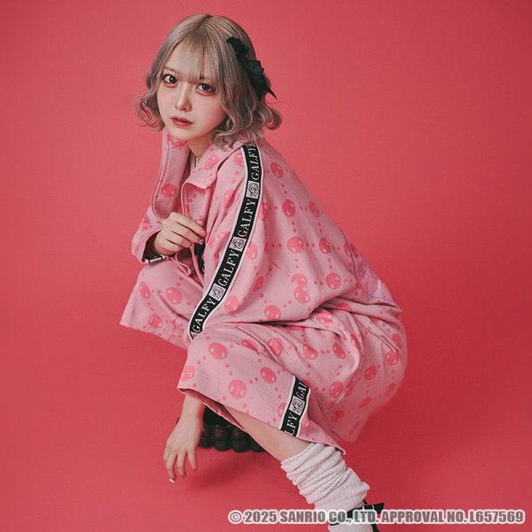 画像1: GALFY(ガルフィー)ｘクロミ “ドクロだらけ夏セットアップ” (1)