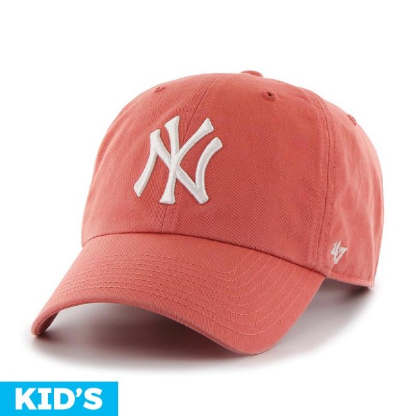 画像1: 【キッズ】'47 (フォーティーセブン) “YANKEES KIDS ’47 CLEAN UP ISLAND RED” (1)