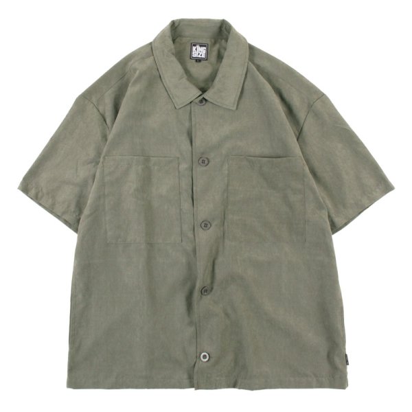 画像1: KINGSIZE（キングサイズ）“POLYSUEDE S/S SHIRTS” (1)