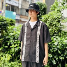 画像8: 【ラストLのみ】PeeTee. (ピーティー) “LINE TAPE OPEN COLLER SHIRT” (8)