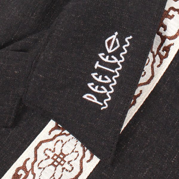 画像4: 【ラストLのみ】PeeTee. (ピーティー) “LINE TAPE OPEN COLLER SHIRT” (4)