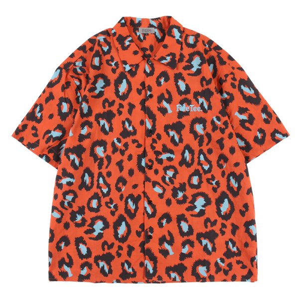 画像1: PeeTee. (ピーティー) “PAINT LEOPARD SHIRT” (1)