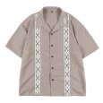 画像1: PeeTee. (ピーティー) “LINE TAPE OPEN COLLER SHIRT” (1)