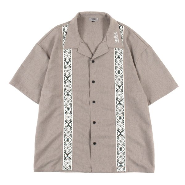 画像1: PeeTee. (ピーティー) “LINE TAPE OPEN COLLER SHIRT” (1)