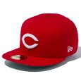 画像1: NEWERA（ニューエラ）“59FIFTY NPBクラシック 広島東洋カープ Cロゴ スカーレット × ホワイト” (1)