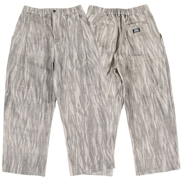 画像1: PeeTee. (ピーティー) “DISTRESSED PRINT TWILL PANTS” (1)