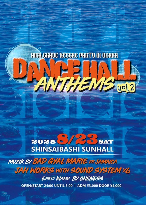 画像1: DANCEHALL ANTHEMS vol.2 -HIGH GRADE REGGAE PARTY IN OSAKA- (1)