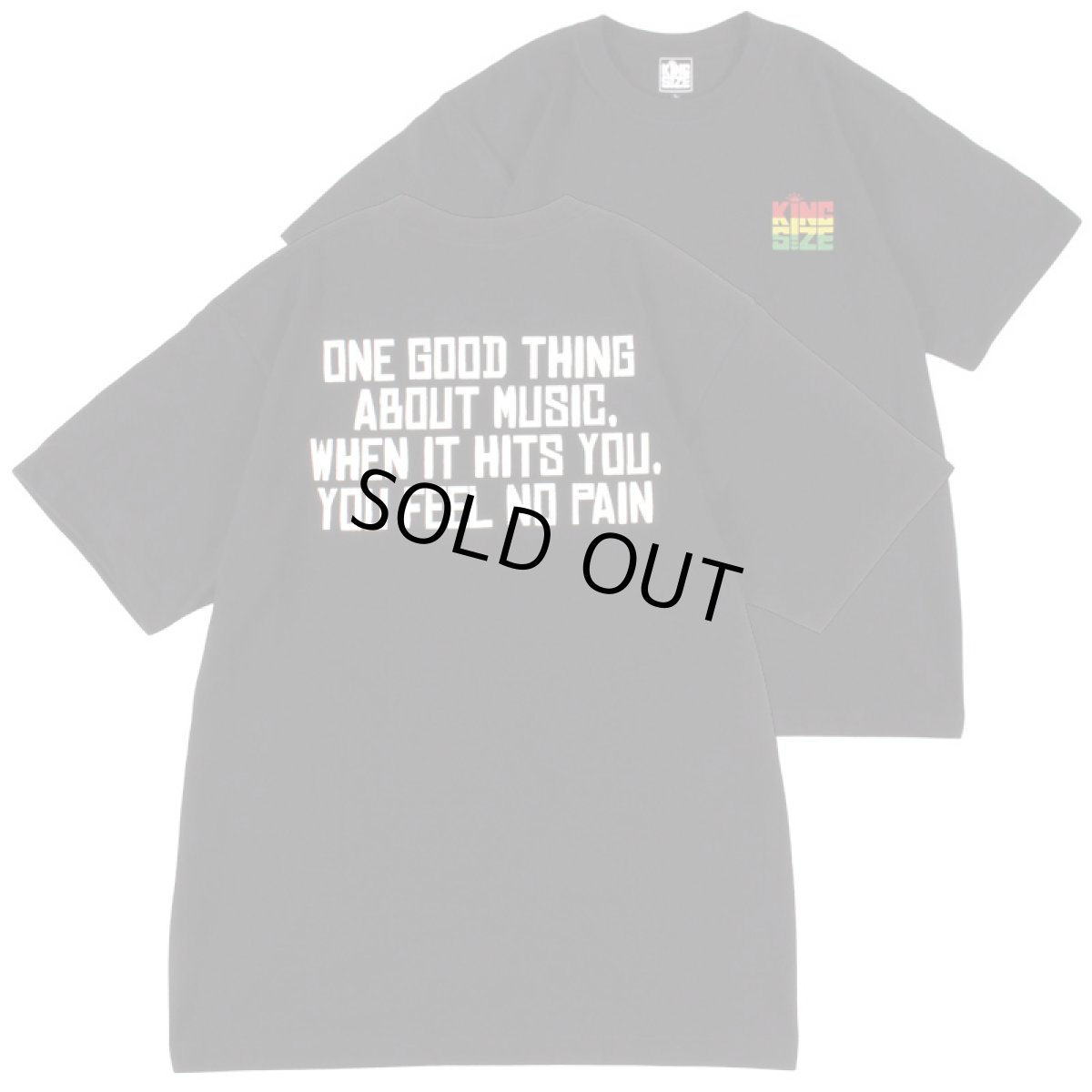 画像1: KINGSIZE（キングサイズ）“BLUNT BORDER TEE” (1)