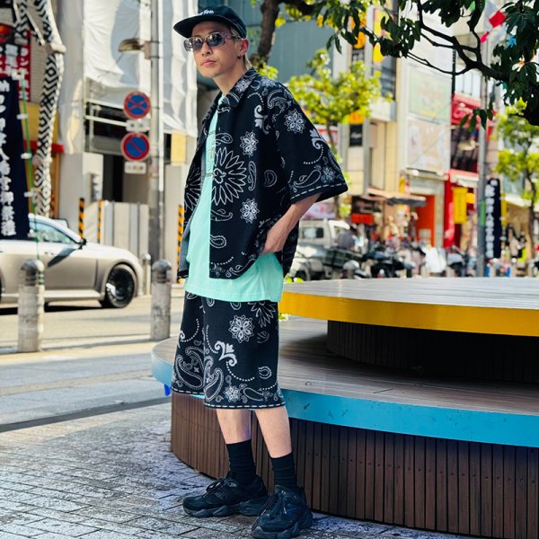 画像13: 【ラストLのみ】PeeTee. (ピーティー) “BANDANA JQD SHORTS” (13)