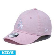 画像1: 【2025.09.05再入荷】【キッズ】NEWERA（ニューエラ）“Youth 9TWENTY ロサンゼルス・ドジャース ピンク × ホワイト” (1)