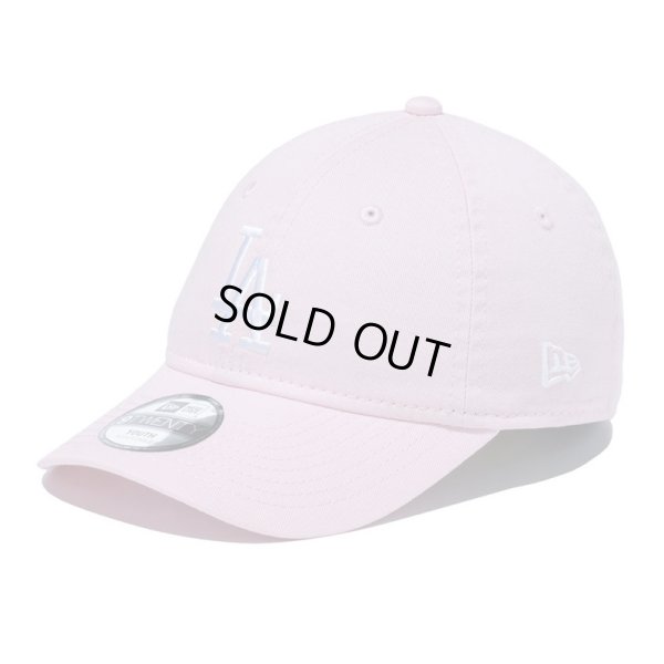 画像1: 【キッズ】NEWERA（ニューエラ）“Youth 9TWENTY ロサンゼルス・ドジャース ピンク × ホワイト” (1)