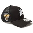 画像1: NEWERA（ニューエラ）“9FORTY A-Frame トラッカー MLB Side Patch デトロイト・タイガース ブラック” (1)