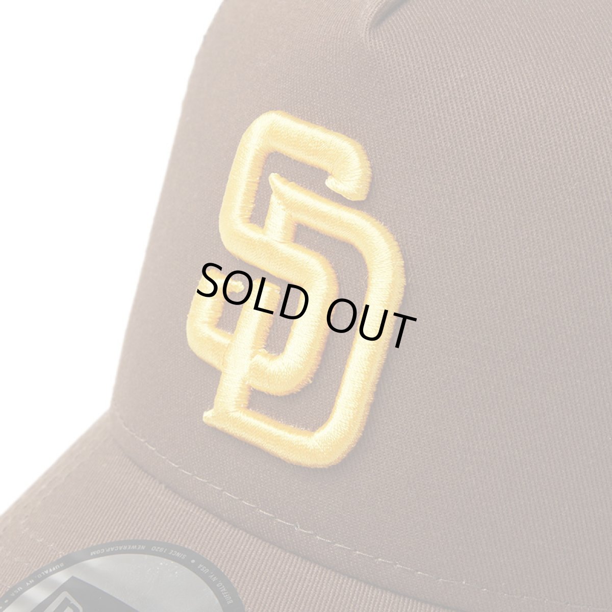 画像6: NEWERA（ニューエラ）“9FORTY A-Frame トラッカー MLB Side Patch サンディエゴ・パドレス ウォルナット” (6)