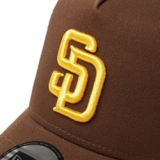 画像6: NEWERA（ニューエラ）“9FORTY A-Frame トラッカー MLB Side Patch サンディエゴ・パドレス ウォルナット” (6)