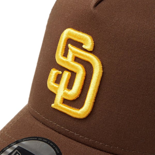 画像6: NEWERA（ニューエラ）“9FORTY A-Frame トラッカー MLB Side Patch サンディエゴ・パドレス ウォルナット” (6)