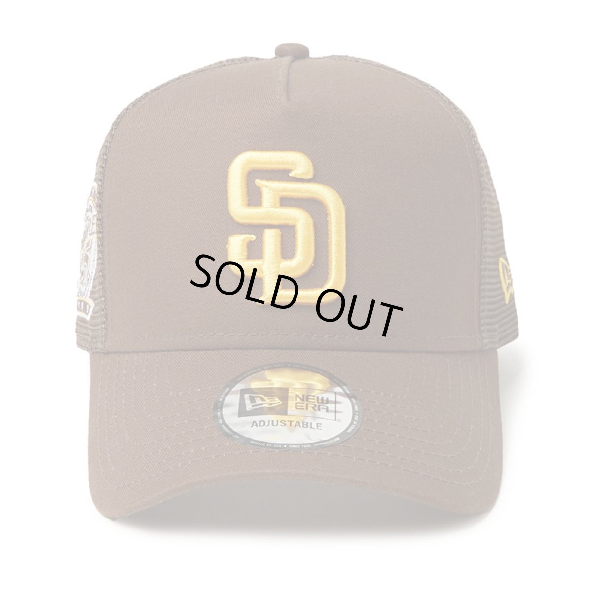 画像3: NEWERA（ニューエラ）“9FORTY A-Frame トラッカー MLB Side Patch サンディエゴ・パドレス ウォルナット” (3)