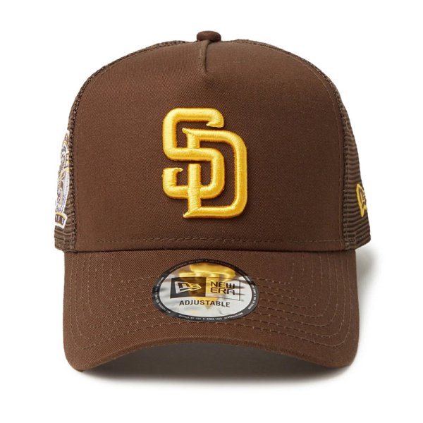 画像3: NEWERA（ニューエラ）“9FORTY A-Frame トラッカー MLB Side Patch サンディエゴ・パドレス ウォルナット” (3)