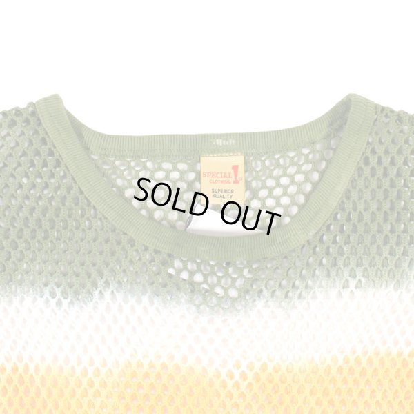画像3: 【ラストL/XLのみ】SPECIAL1 (スペシャル ワン) “MARINA TEE Vortex ExSPC. TieDye BORDER - WHITEｘREDｘGOLDｘGREEN” (3)